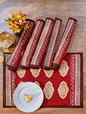 Spice Route ~ Table Placemats (Set of 6)