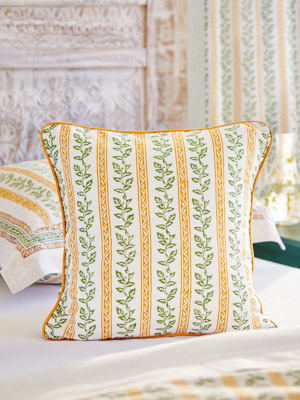 Sunflower Serenade - CP ~ Yellow Throw Pillow, Botanic Print