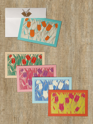 Tulip ~ Blank Thank You Note Cards