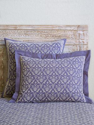 Victorian Lilac ~ Purple Floral Boho Vintage Style Pillow Sham