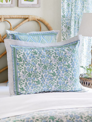 Woodland Ferns (CP) ~ Botanical Print Pillow Sham Cover