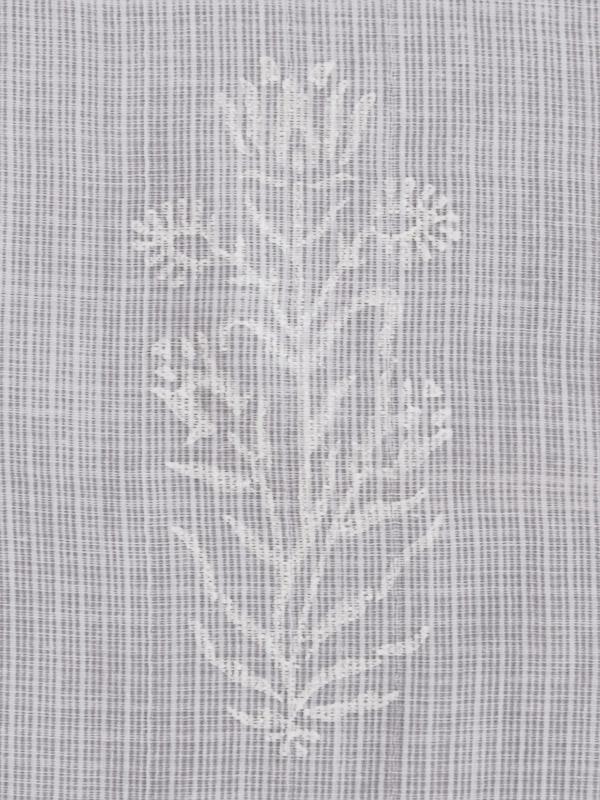 Tulip Mist ~ White Floral Fabric Swatch