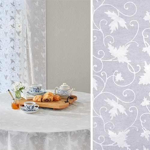 Ivy Lace ~ White Bedding, Curtains, and Table Linens