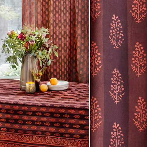Chocolate and Caramel ~ Brown Bedding, Curtains, Table Linens