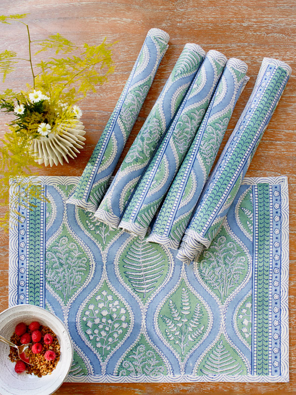 Woodland Ferns ~ Table Placemats (Set of 6)